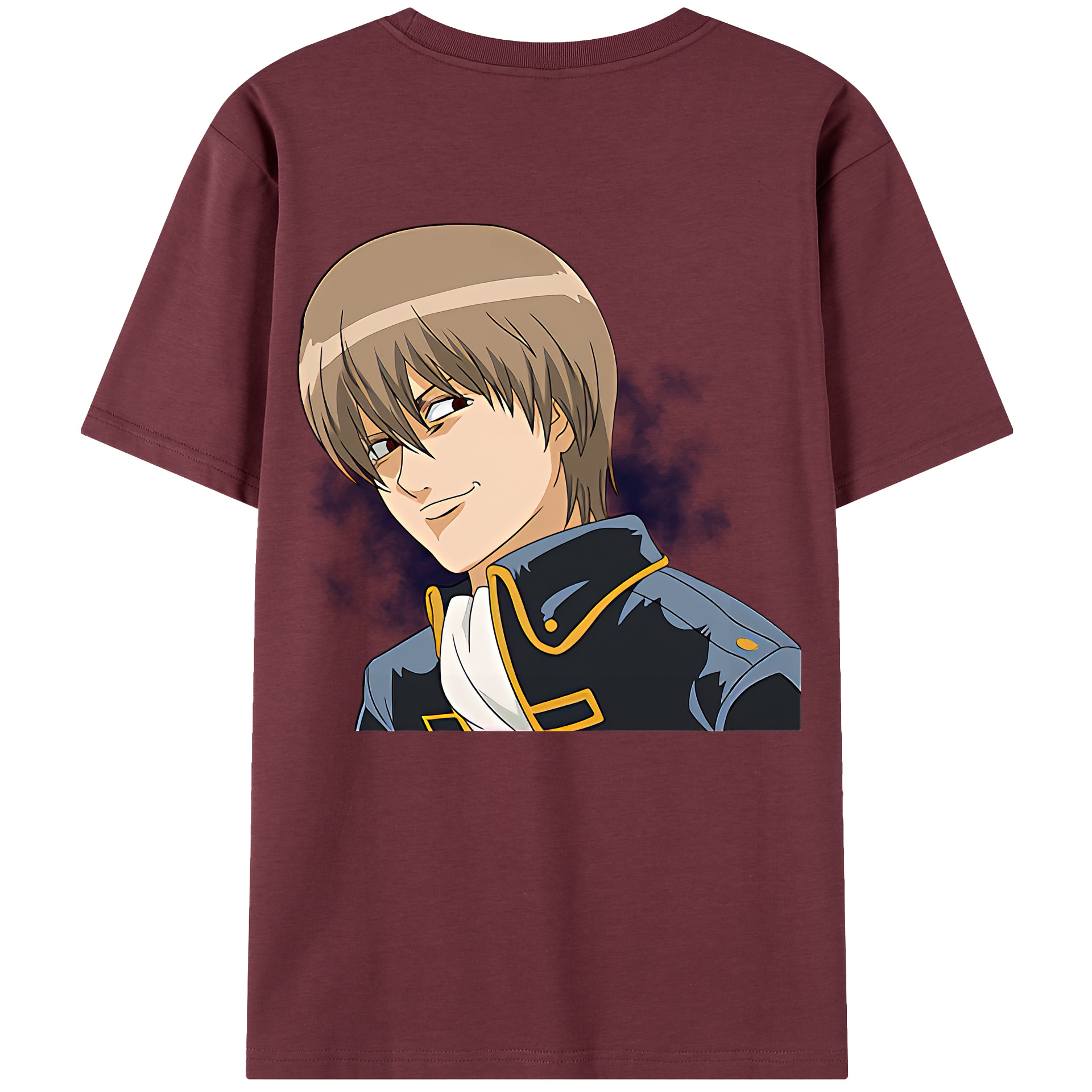 （画像用） ぎんたま 坂田銀時（さかたぎんとき） 神楽 志村新八（しむら しんぱち） GINTAMA Sakata Gintoki Kagura Shimura Shinpachi 綿100％半袖Tシャツ（背面プリント）